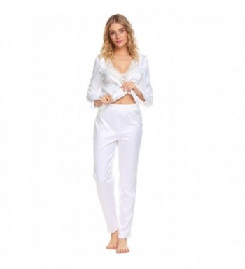 Nessere Woman Satin Pajama Sleeve