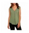 Zeagoo Womens Chiffon Blouse Sleeveless