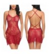 ADOME Chemises Backless Spaghetti Lingerie