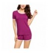 HOTOUCH Womens Round neck Sleepwear Sleeve