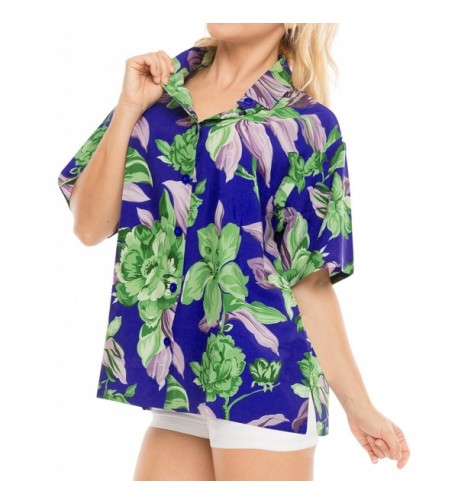 Leela Sleeve Button Tropical Carribean