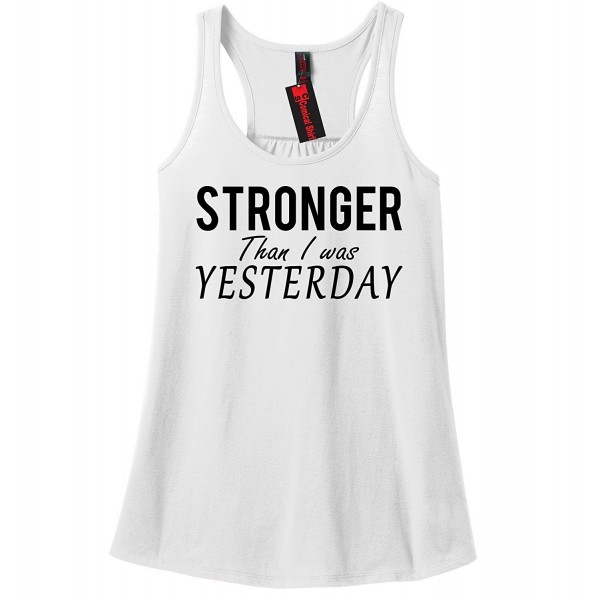 Comical Shirt Ladies Stronger Yesterday