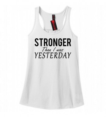 Comical Shirt Ladies Stronger Yesterday