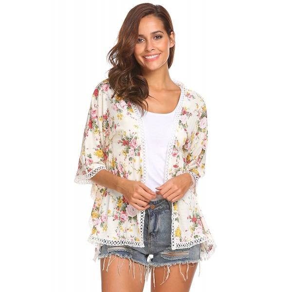 Pasttry Cardigan Printed Stitching Swimwear