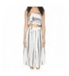 FANCYINN Pieces Outfit Stripe Backless