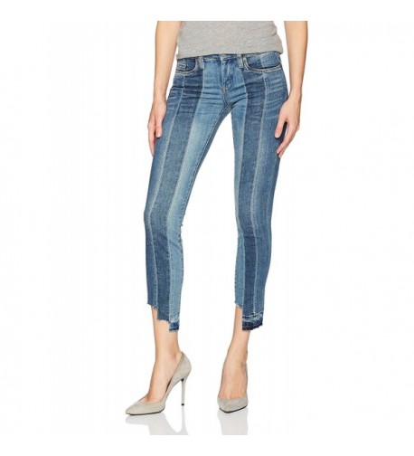 BLANKNYC Womens Color Block Skinny