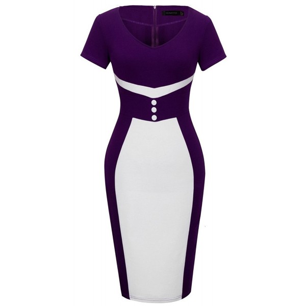 HOMEYEE Elegant Business Cocktail Bodycon