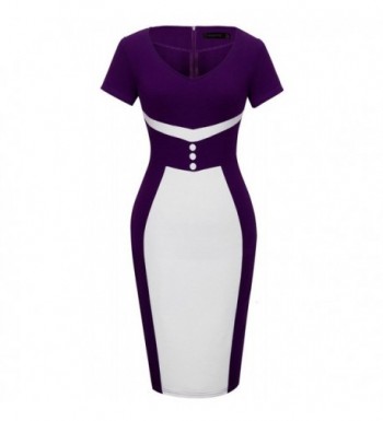 HOMEYEE Elegant Business Cocktail Bodycon