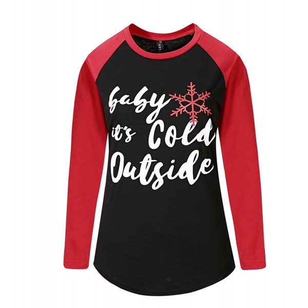 xinglan Casual Christmas Baseball Red XXXL