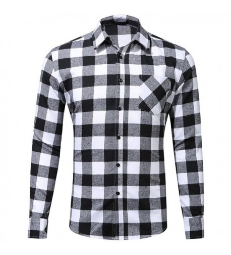 WULFUL Sleeve Regular Button Flannel