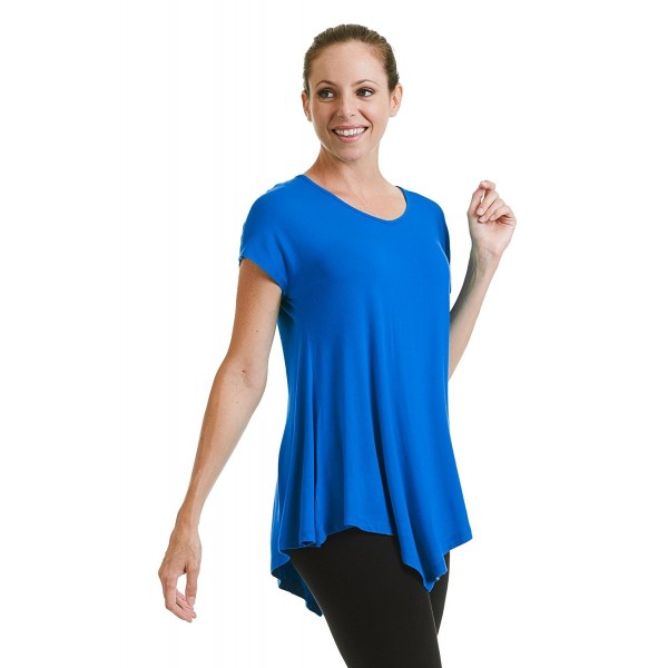 WT931 Womens Sleeve Asymmetrical Royal_Brite