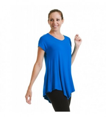 WT931 Womens Sleeve Asymmetrical Royal_Brite