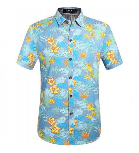 SSLR Cotton Button Hawaiian X Large