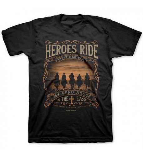 Heroes Ride Adult T Shirts Christian