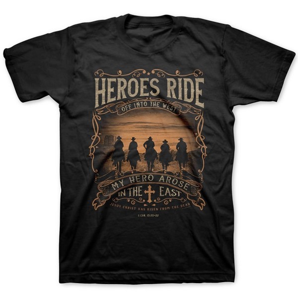 Heroes Ride Adult T Shirts Christian