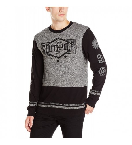 Southpole Sleeve Marled Color Medium