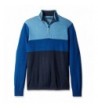 Nautica Color Block Quarter Zip Sweater