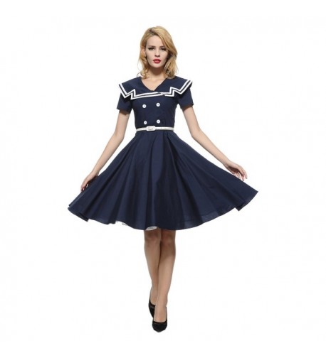 Maggie Tang Rockabilly Vintage Navyblue