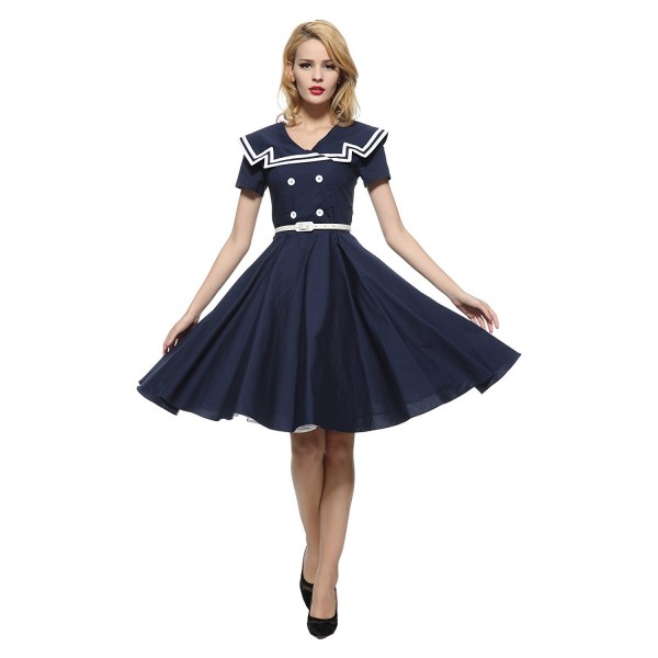 Maggie Tang Rockabilly Vintage Navyblue