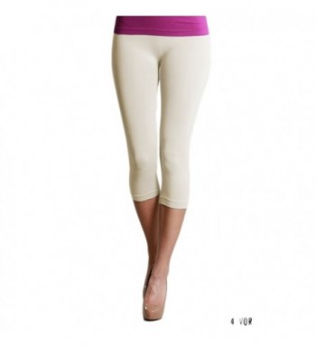 Womens Seamless Capri Leggings Nikibiki