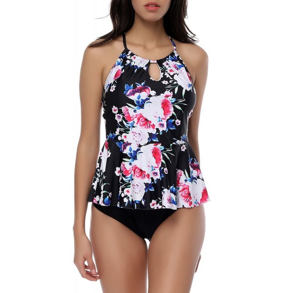 Lover Beauty Tankini Swimsuit Keyhole Swimwear