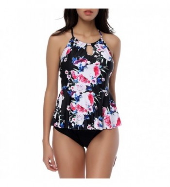 Lover Beauty Tankini Swimsuit Keyhole Swimwear