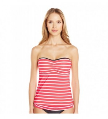 Cole California Stripes Bandeau Tankini