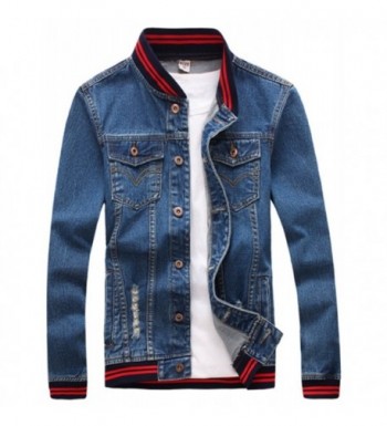 Olrek Casual Cotton Denim Jacke