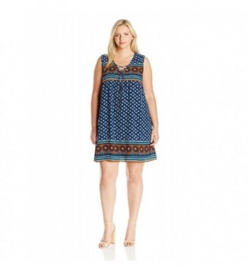 Blu Pepper Allover Printed Sleeveless