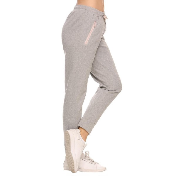 Women's Jogging Sweatpants Tie Waist Plus Size Jersey Jog Pants With ...