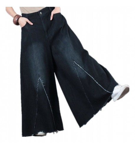 YESNO Casual Cropped Fringed Pockets