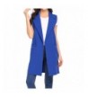 Showyoo Womens Sleeveless Duster Trench