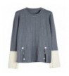 Youshunfushi Fashion Pleated Sweater Pullover