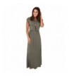 3269 KHA 16 3 KRISP Maxi Dress Khaki