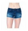 Distressed short shorts Medium Blue