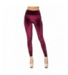 SOHO GLAM Waisted Leggings Burgundy