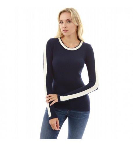 PattyBoutik Womens Crewneck Sleeve Sweater