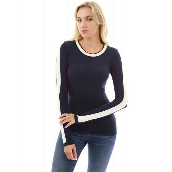 PattyBoutik Womens Crewneck Sleeve Sweater