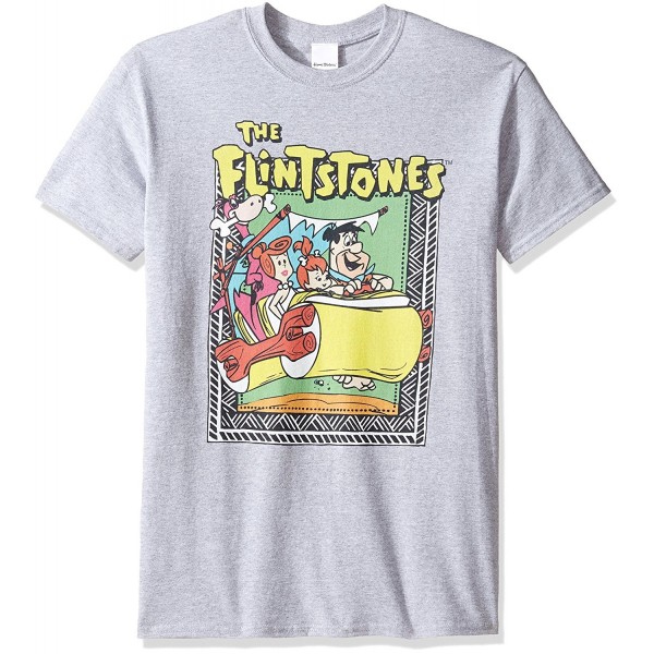 Flintstones Tribal Border Flintmobile T Shirt