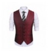 COOFANDY Paisley Embroidery Wedding Waistcoat