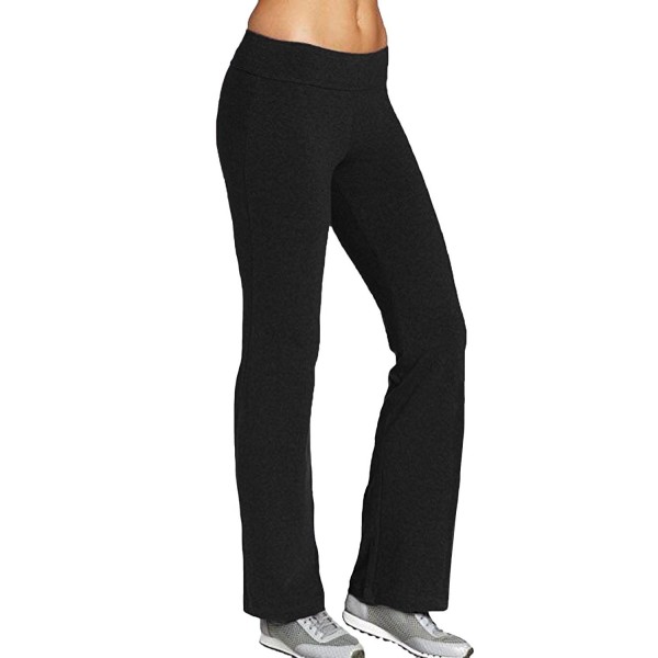 bootcut black yoga pants