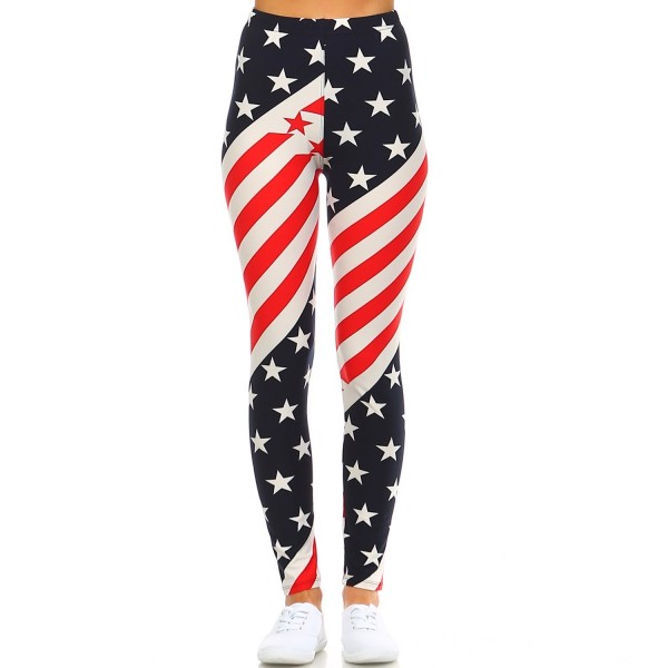 Women's Ultra Soft Brushed Best Selling Printed Leggings-1 - American ...