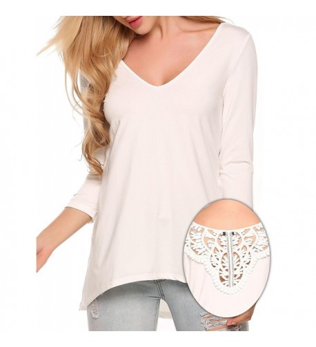 COSBEAUTY Women Embroidered Sleeve Blouse