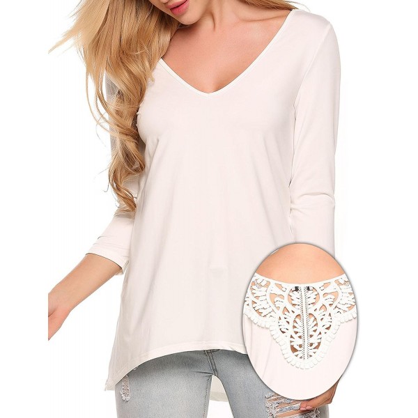 COSBEAUTY Women Embroidered Sleeve Blouse