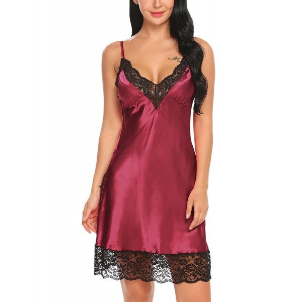 Avidlove Womens Satin Chemise Nightgown