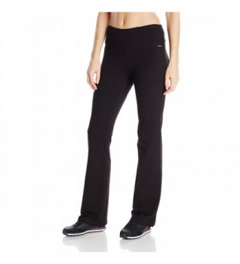 Jockey Womens Slim Bootleg Black