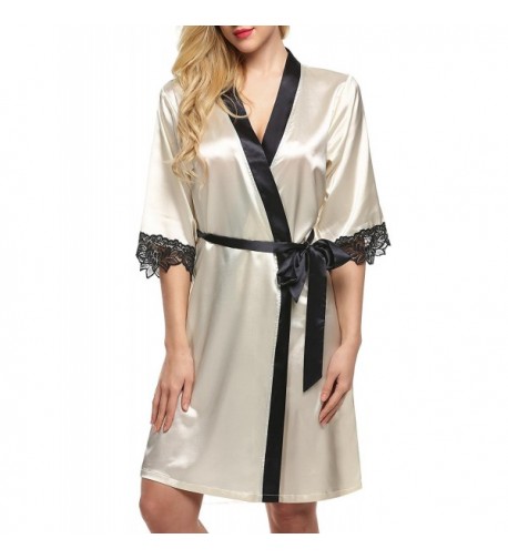 luxilooks Womens Kimono Nightgown Sleepwear