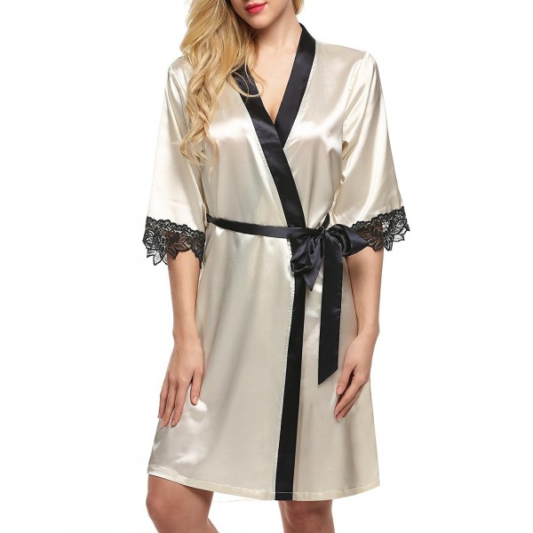 luxilooks Womens Kimono Nightgown Sleepwear