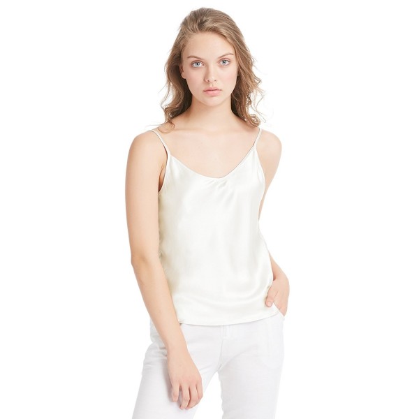 Basic Womens Silk Camisole 100 Pure Mulberry Silk Tank Tops & Ladies ...