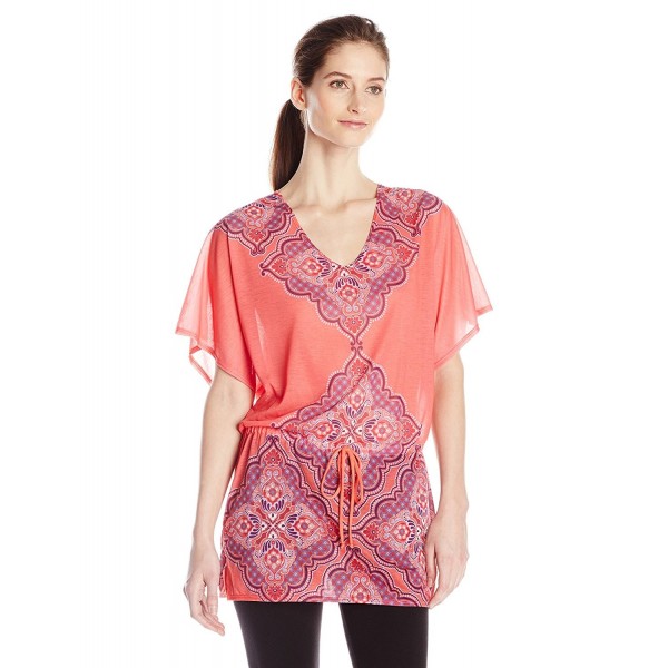 prAna Womens Kaftan Orange Jasmine